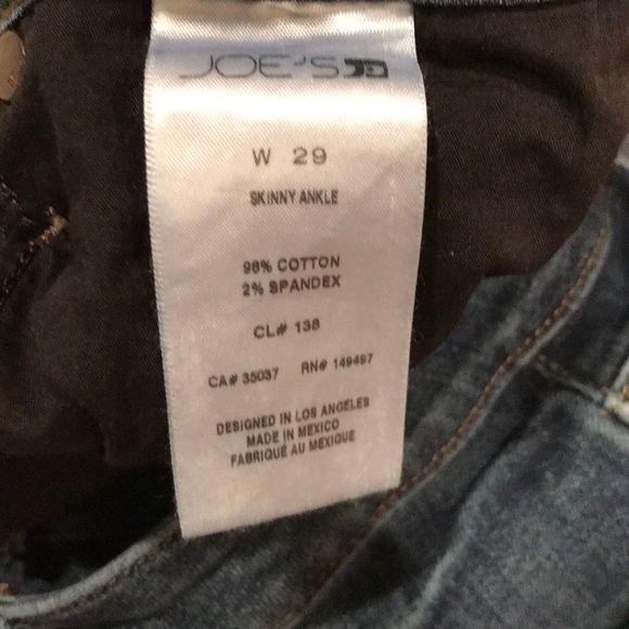 JOE’S JEANS Skinny Ankle Frayed Cuff Jeans - Picture 9 of 9